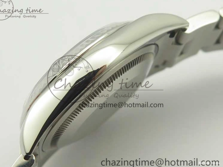 0125 DateJust 36 SS 116234 Fluted Bezel DJF Best Edition Blue Dial Stick Markers on SS Oyster Bracelet A Affordable 3373